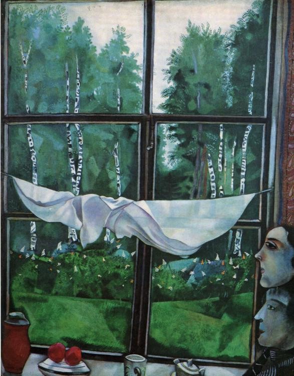 Marc Chagall Window in the Country